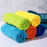 Korean Yellow Gsm 40"40 60X40 16X24 Car Microfiber Detailing Towels  Microfiber Towel For Car Maxing Polish