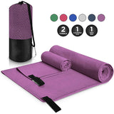 Best Clean Micro Fiber suede Beach Sports Travel Towel Set Fabric Roll Microfiber Towel with mesh bag